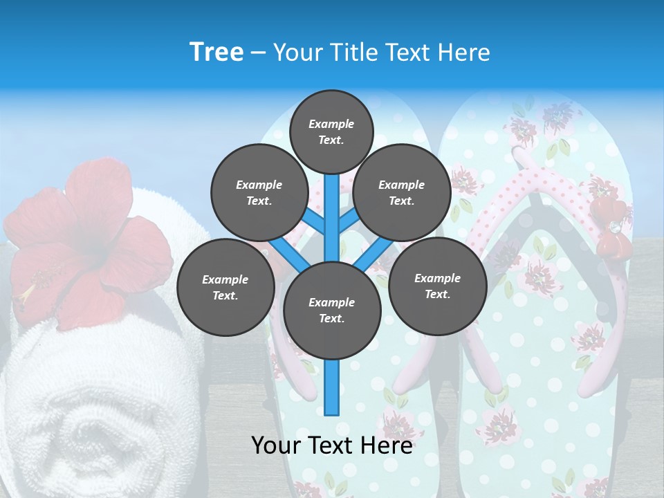 Exotic Footwear Accessory PowerPoint Template