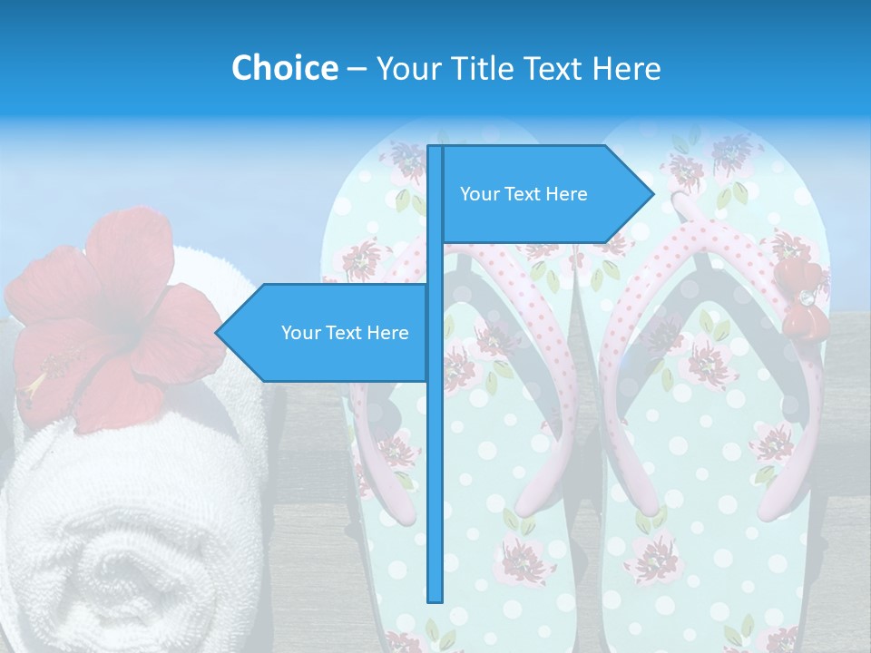 Exotic Footwear Accessory PowerPoint Template