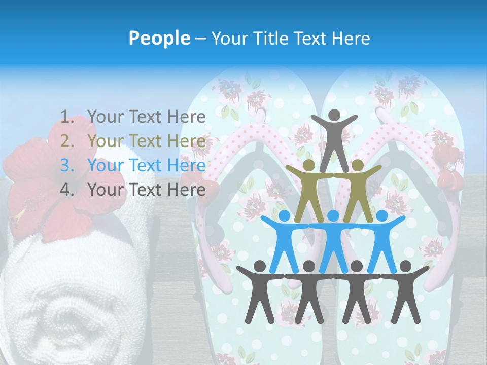 Exotic Footwear Accessory PowerPoint Template