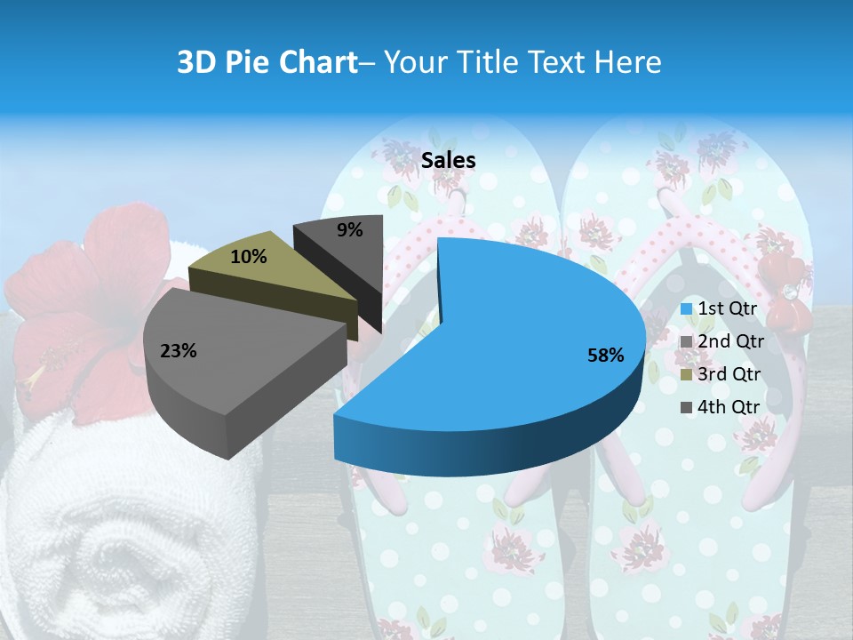 Exotic Footwear Accessory PowerPoint Template