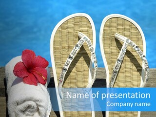 Flip Flip Flop Accessory PowerPoint Template