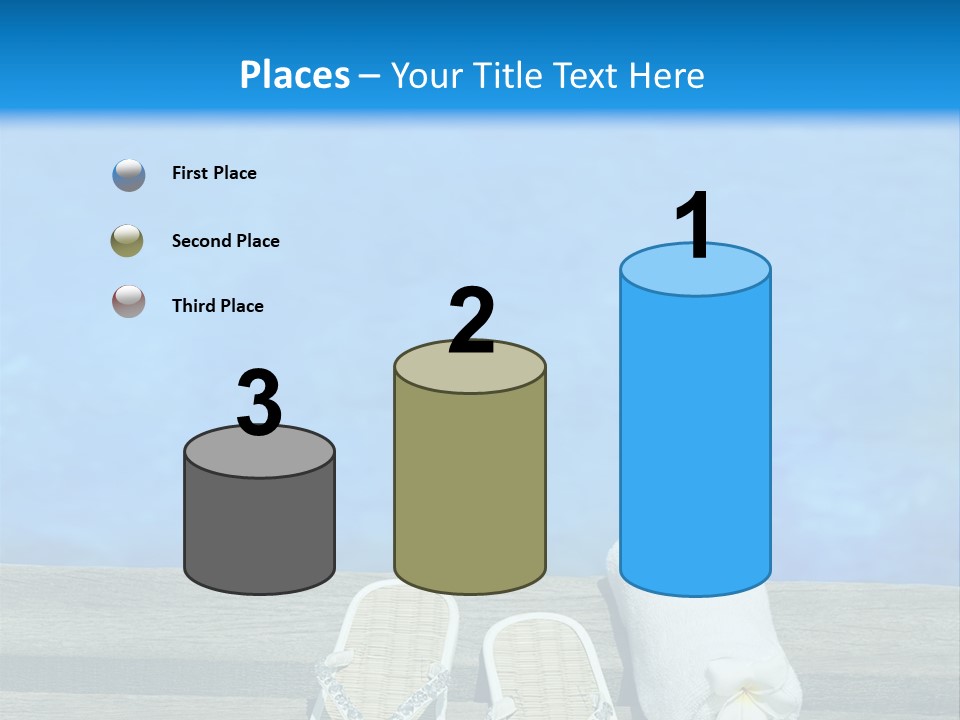 Relax Flower Pool PowerPoint Template