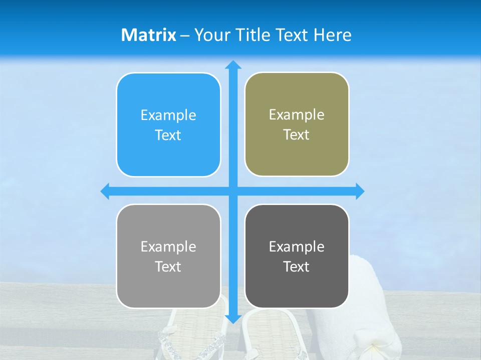 Relax Flower Pool PowerPoint Template