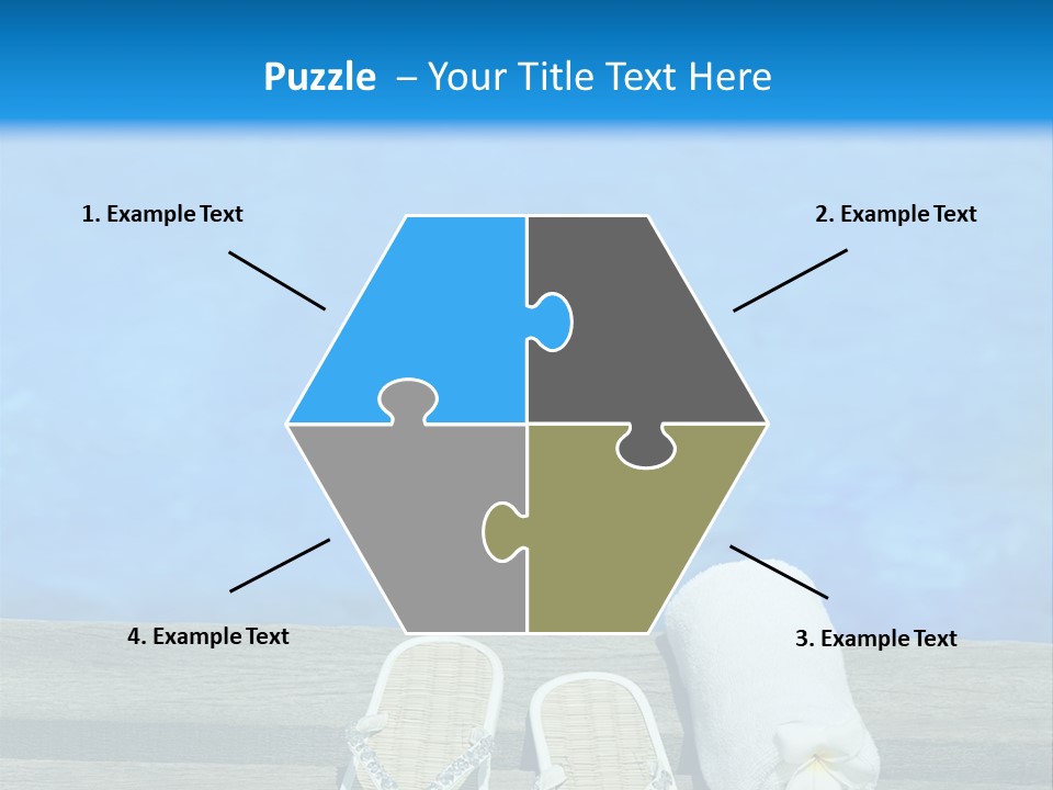 Relax Flower Pool PowerPoint Template