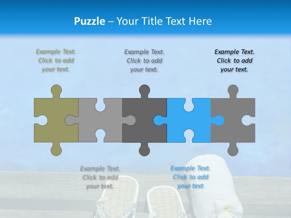 Relax Flower Pool PowerPoint Template