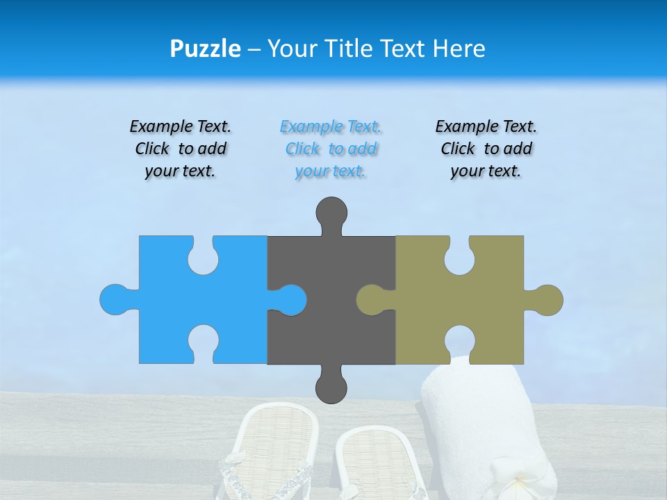 Relax Flower Pool PowerPoint Template