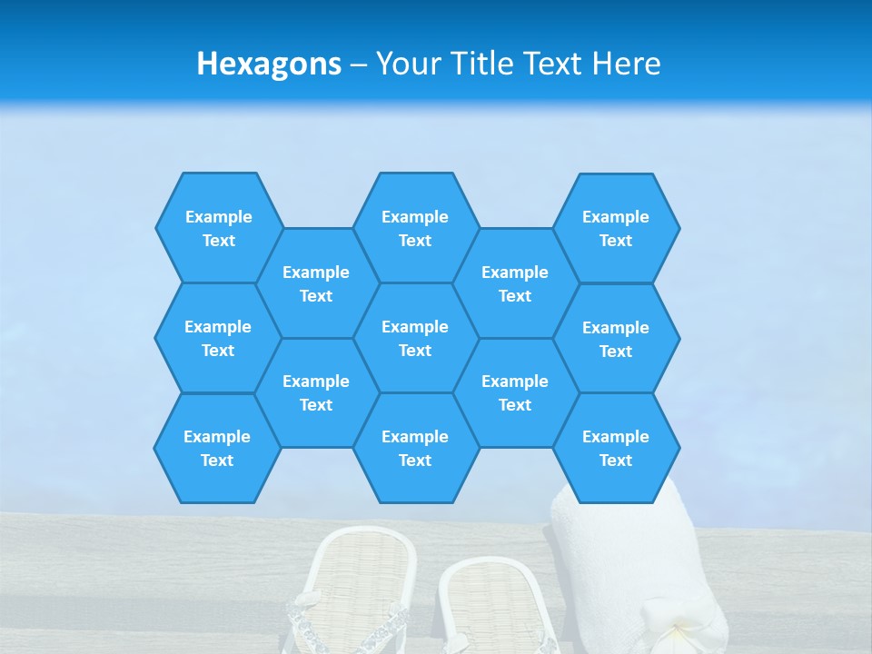 Relax Flower Pool PowerPoint Template