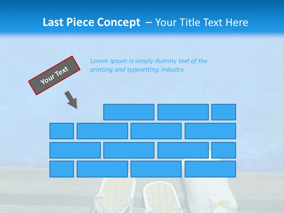 Relax Flower Pool PowerPoint Template