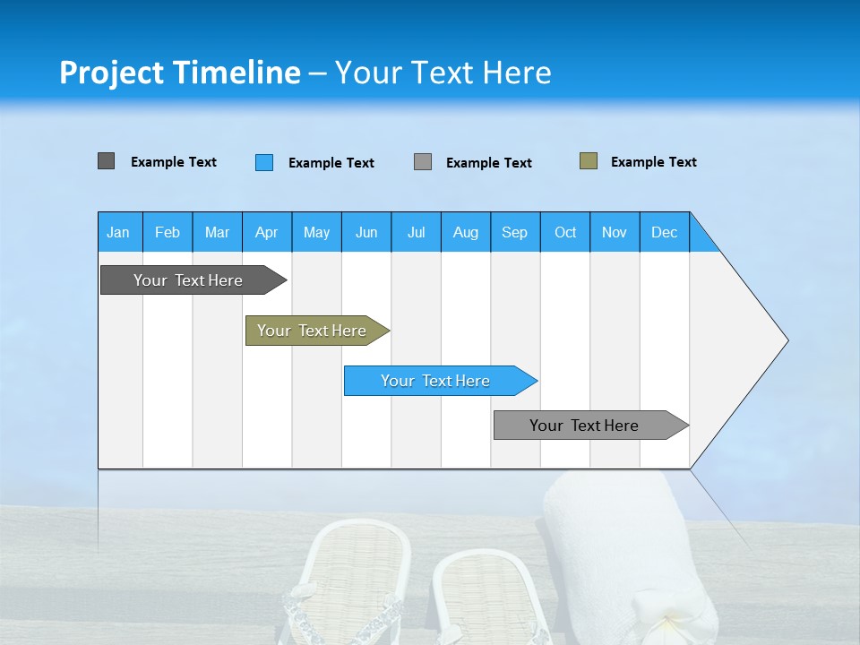 Relax Flower Pool PowerPoint Template