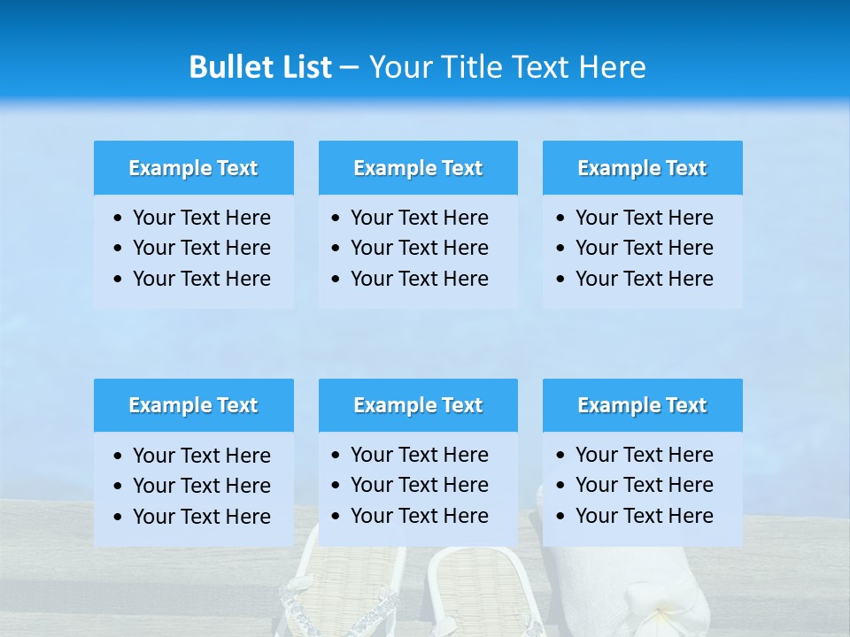 Relax Flower Pool PowerPoint Template