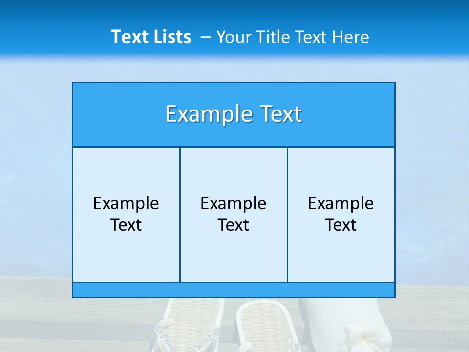 Relax Flower Pool PowerPoint Template