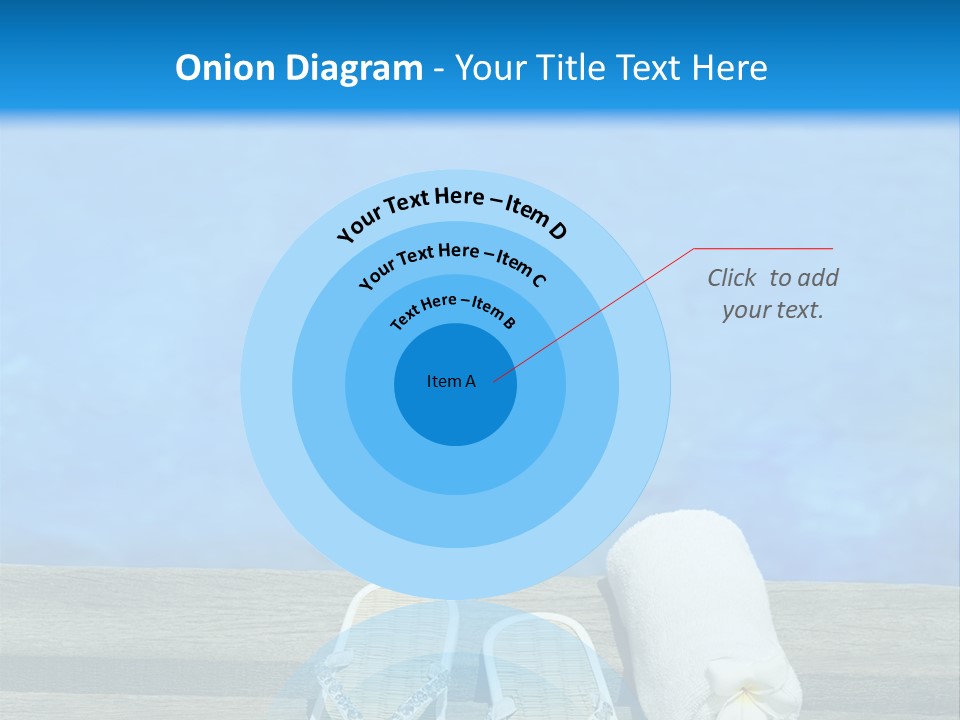 Relax Flower Pool PowerPoint Template