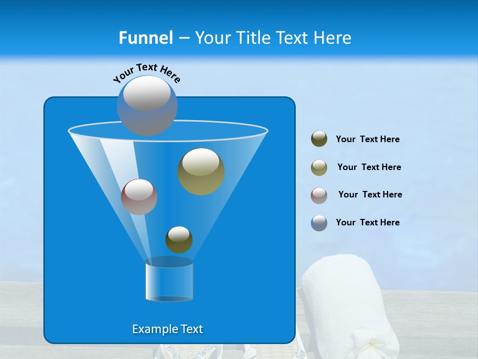 Relax Flower Pool PowerPoint Template