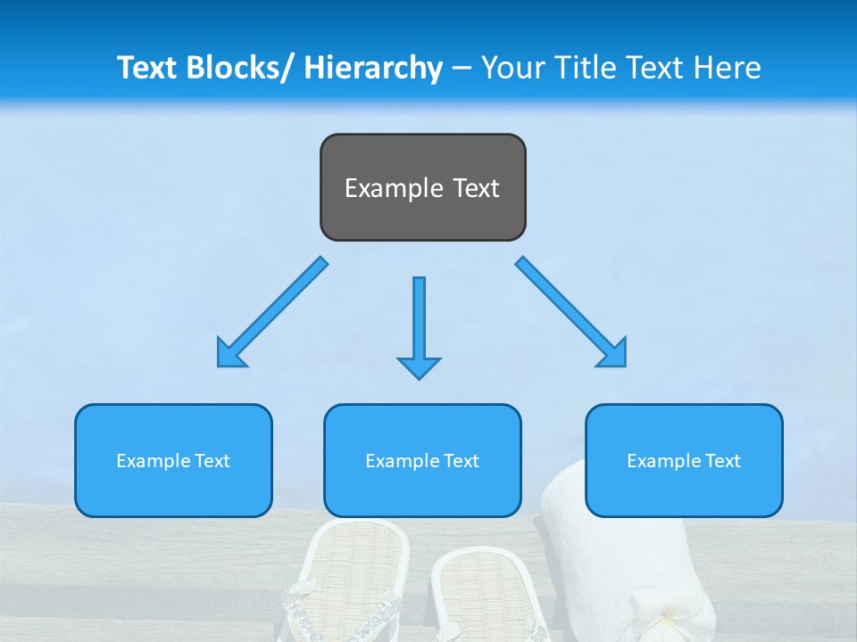 Relax Flower Pool PowerPoint Template
