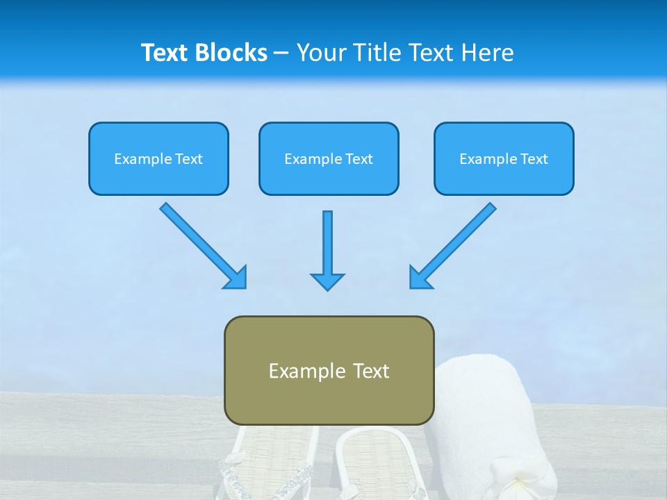 Relax Flower Pool PowerPoint Template