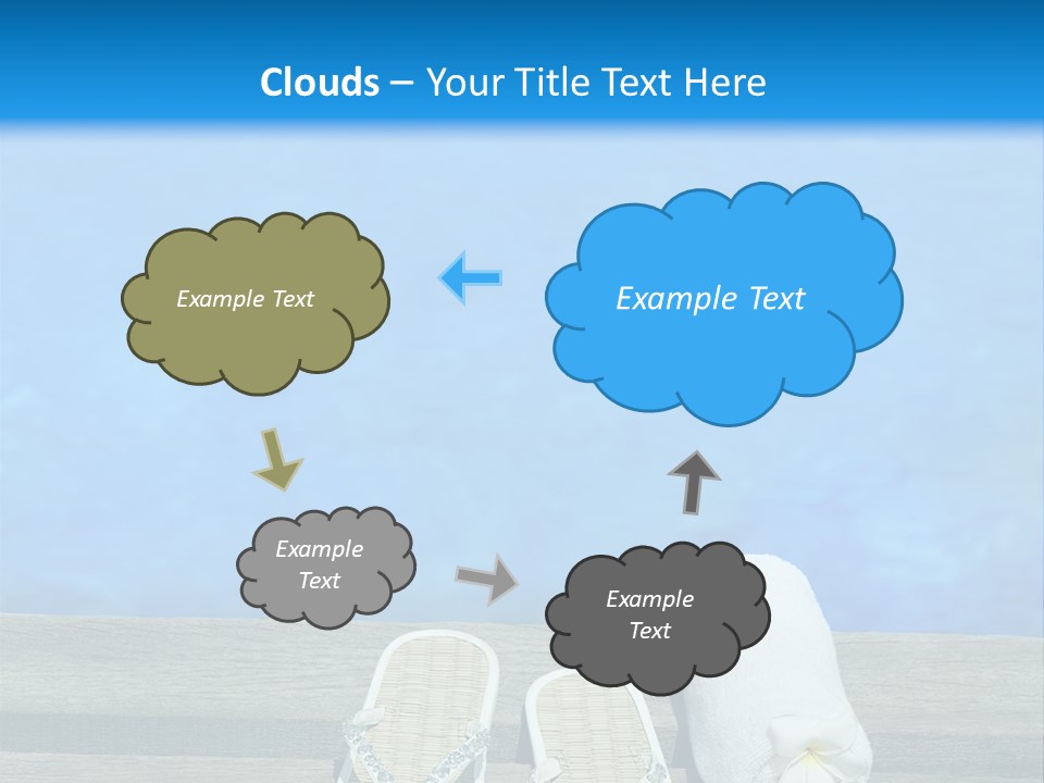 Relax Flower Pool PowerPoint Template