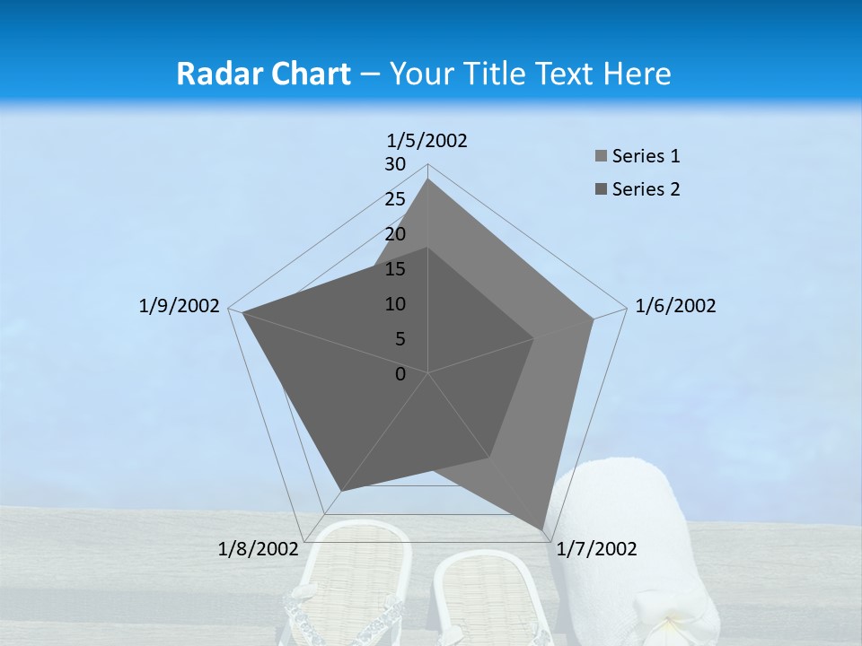 Relax Flower Pool PowerPoint Template