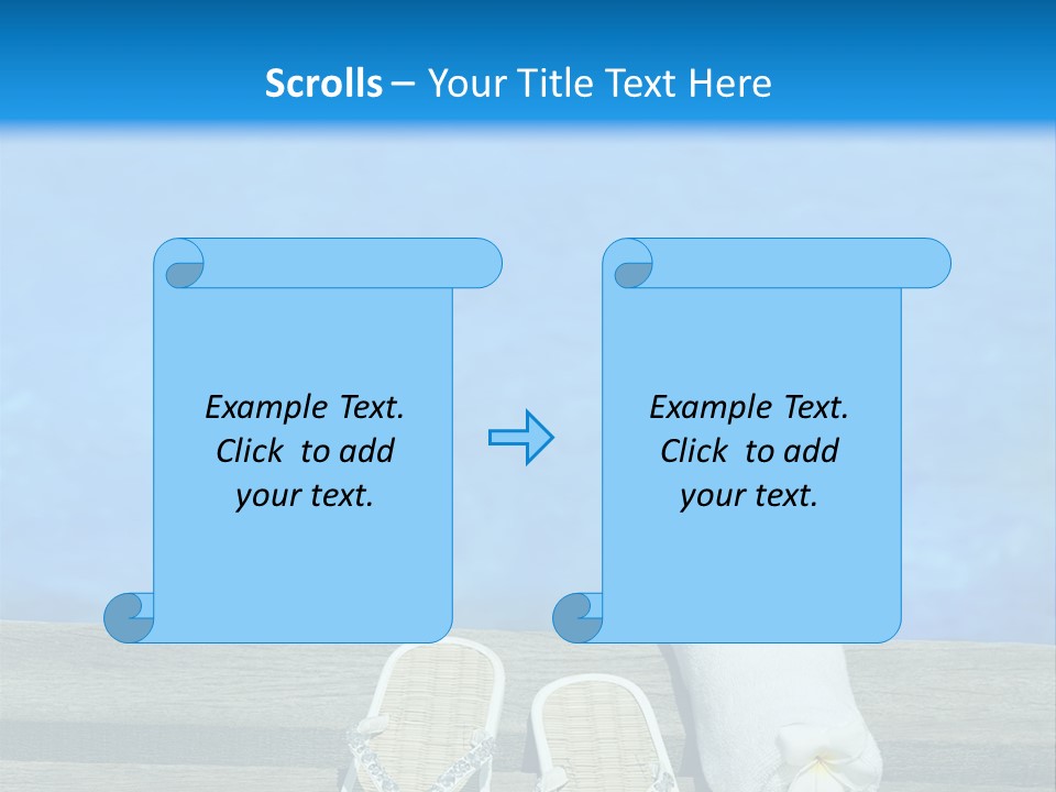 Relax Flower Pool PowerPoint Template