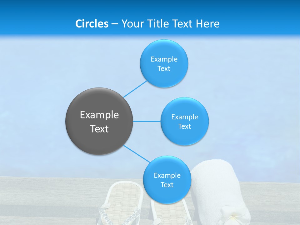 Relax Flower Pool PowerPoint Template