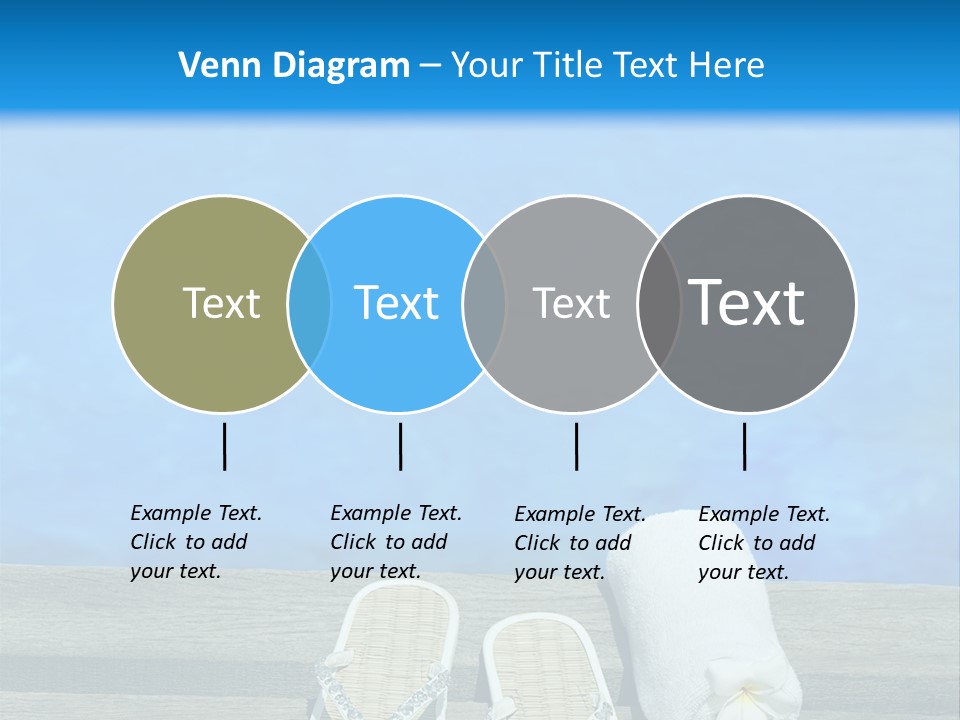 Relax Flower Pool PowerPoint Template