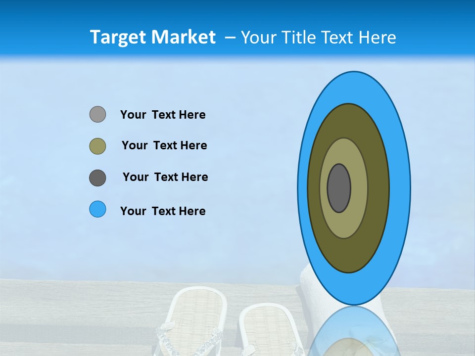 Relax Flower Pool PowerPoint Template