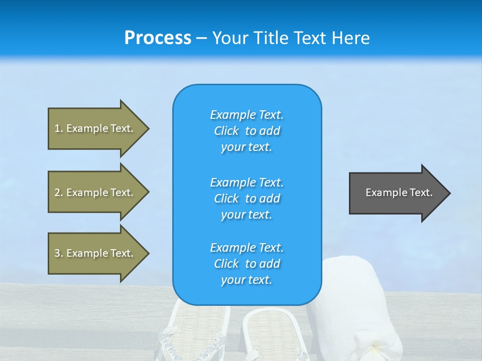 Relax Flower Pool PowerPoint Template
