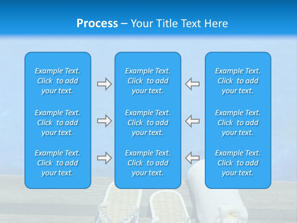 Relax Flower Pool PowerPoint Template