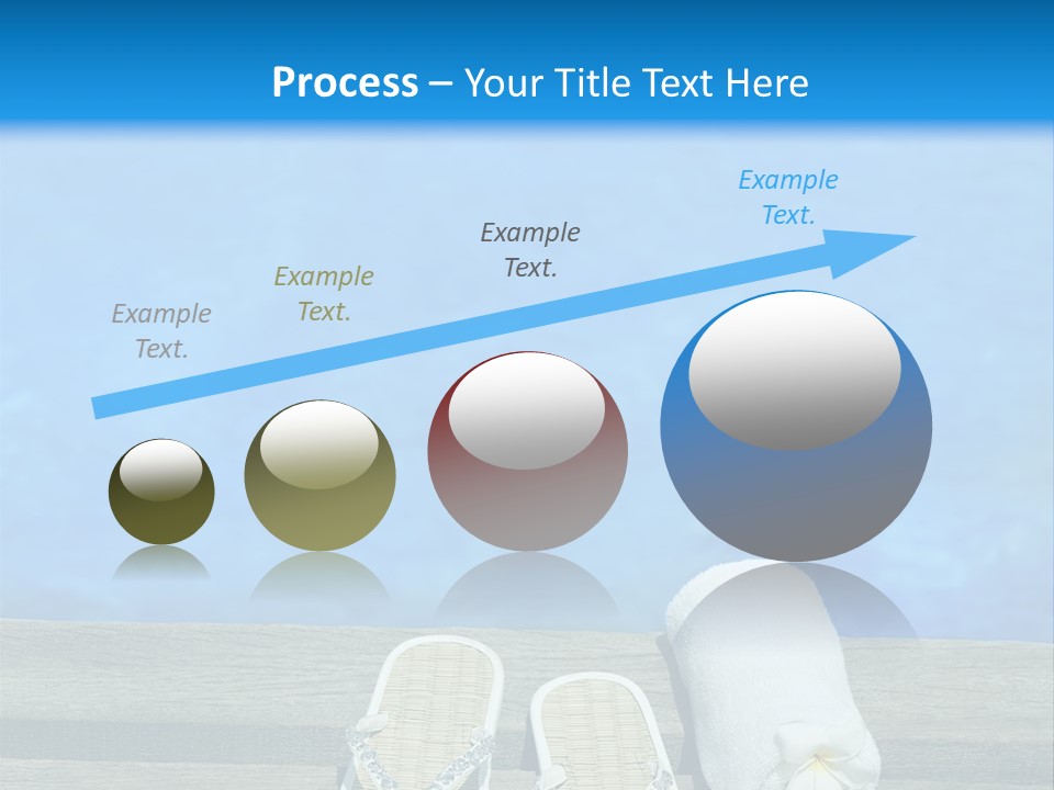 Relax Flower Pool PowerPoint Template