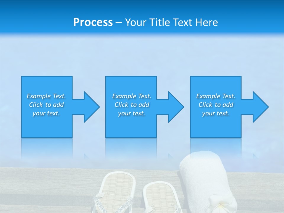 Relax Flower Pool PowerPoint Template