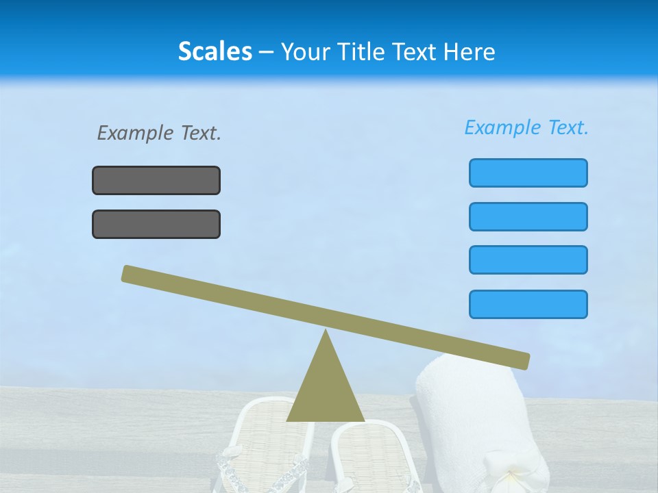 Relax Flower Pool PowerPoint Template