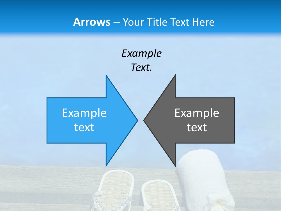 Relax Flower Pool PowerPoint Template