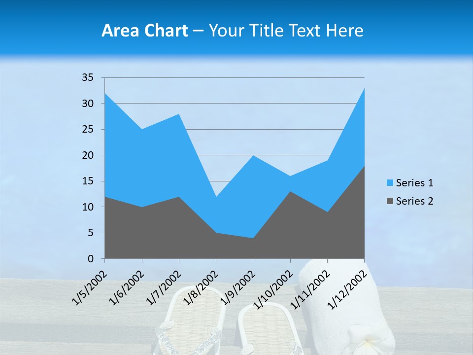 Relax Flower Pool PowerPoint Template