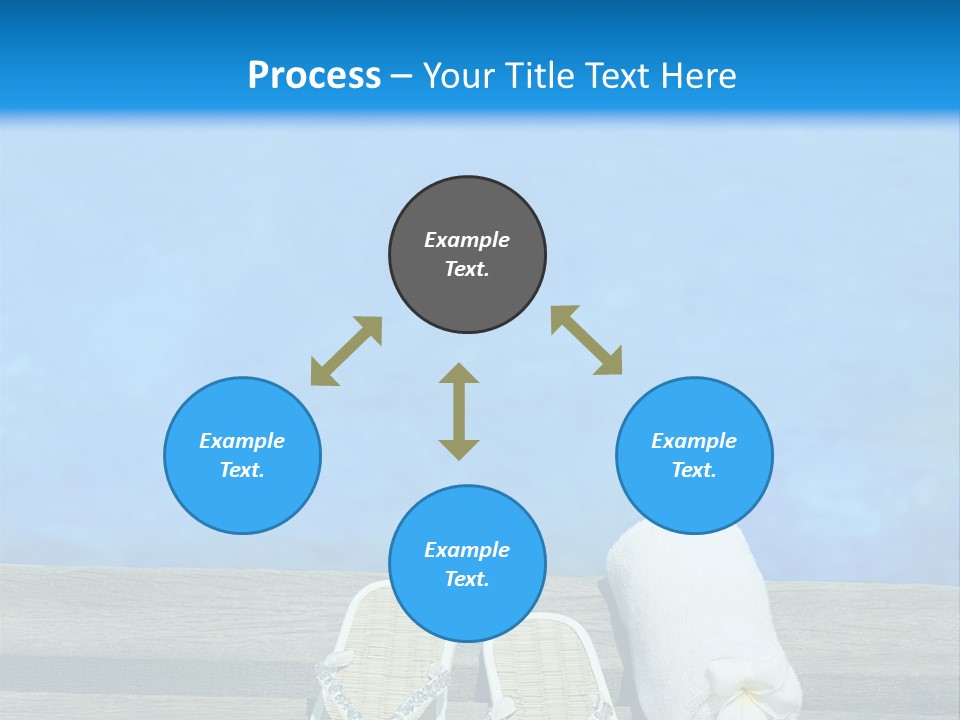Relax Flower Pool PowerPoint Template