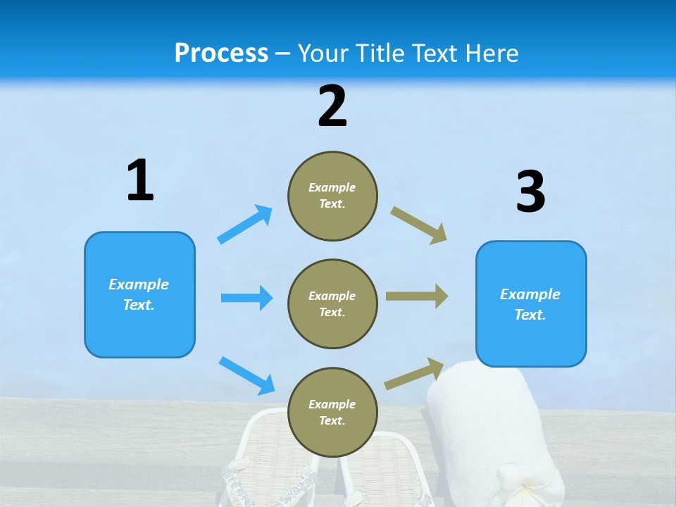 Relax Flower Pool PowerPoint Template