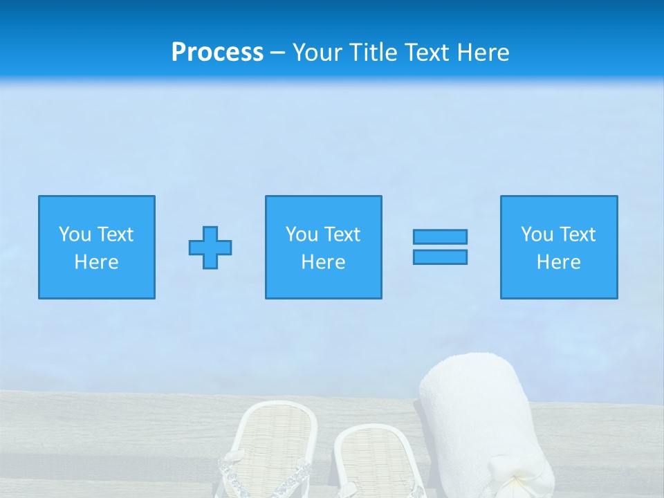 Relax Flower Pool PowerPoint Template