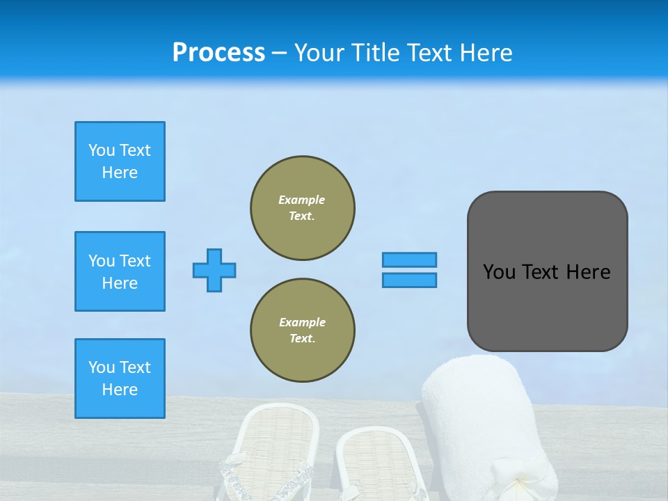 Relax Flower Pool PowerPoint Template