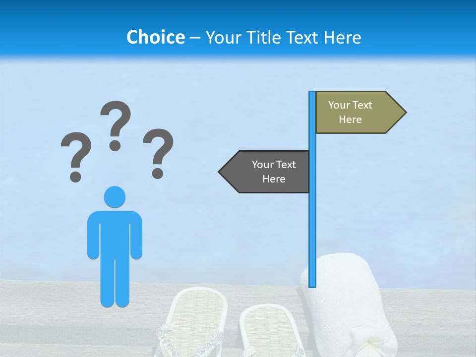 Relax Flower Pool PowerPoint Template