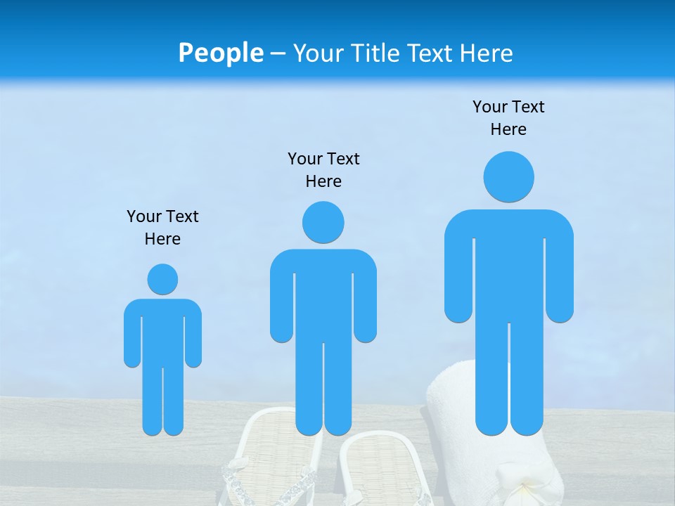 Relax Flower Pool PowerPoint Template