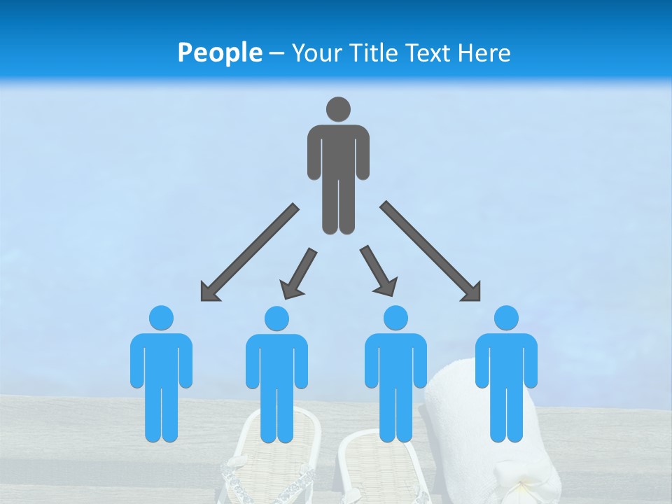 Relax Flower Pool PowerPoint Template