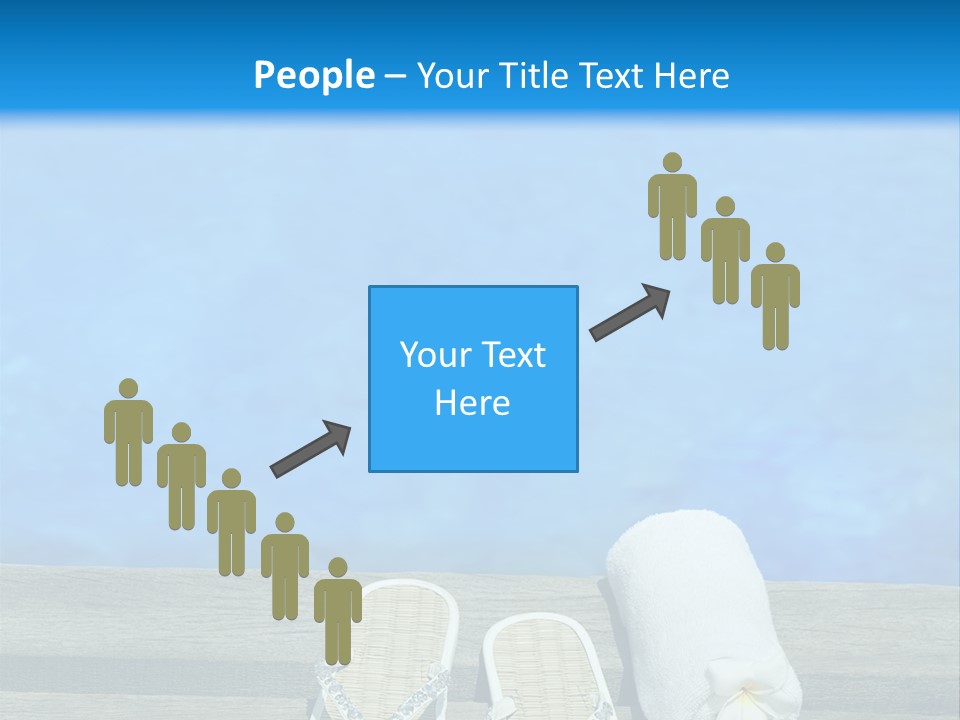 Relax Flower Pool PowerPoint Template