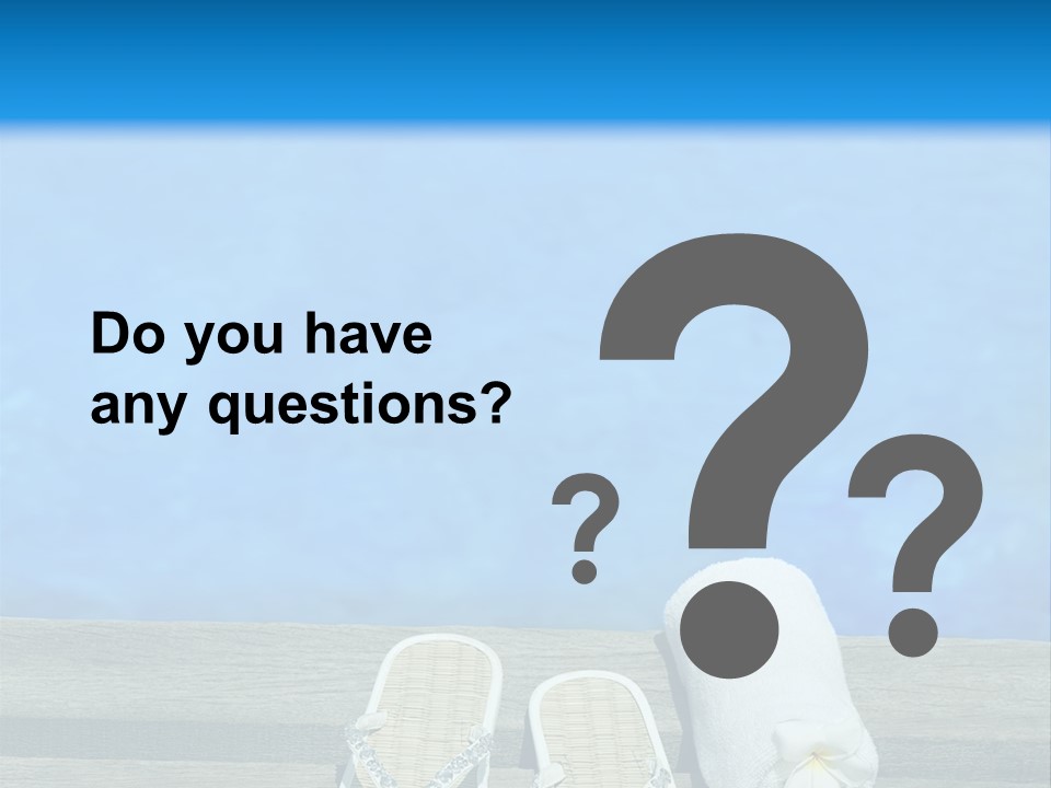 Relax Flower Pool PowerPoint Template