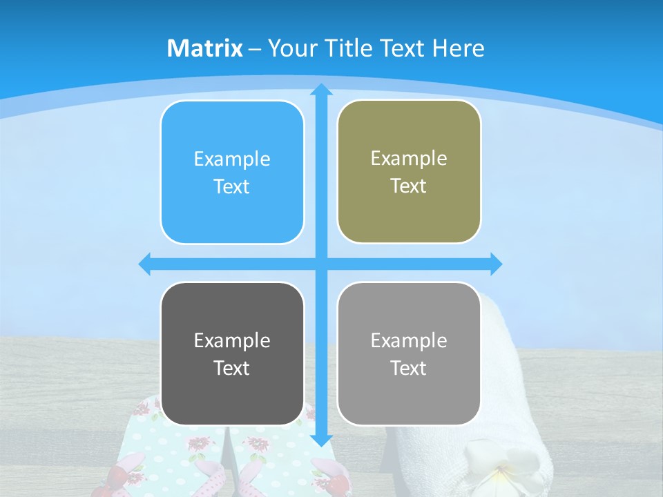 Colour Clothing Ocean PowerPoint Template