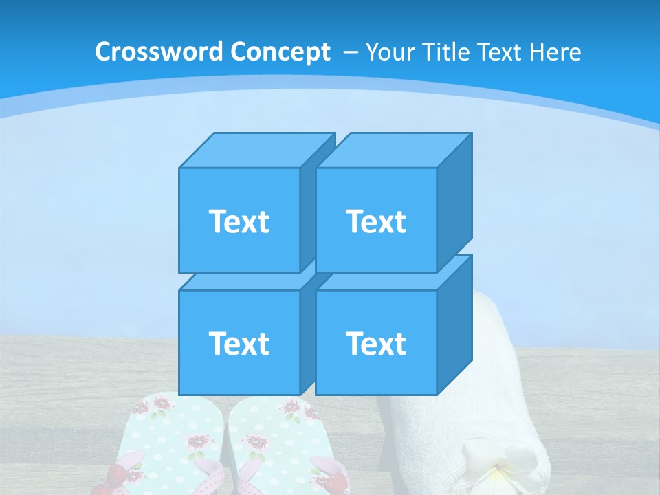 Colour Clothing Ocean PowerPoint Template