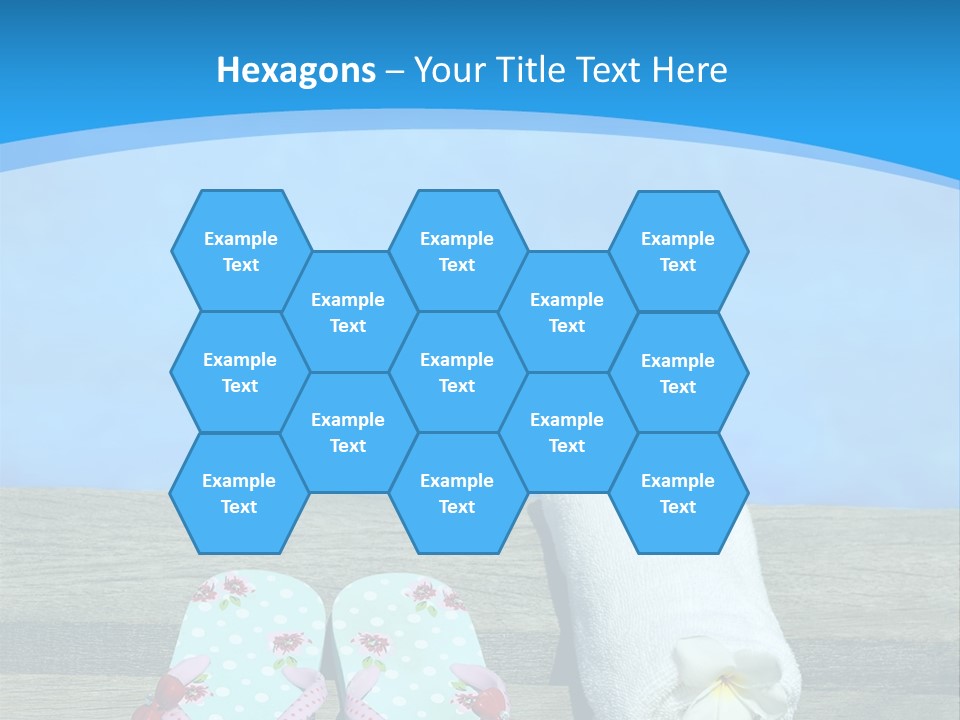 Colour Clothing Ocean PowerPoint Template