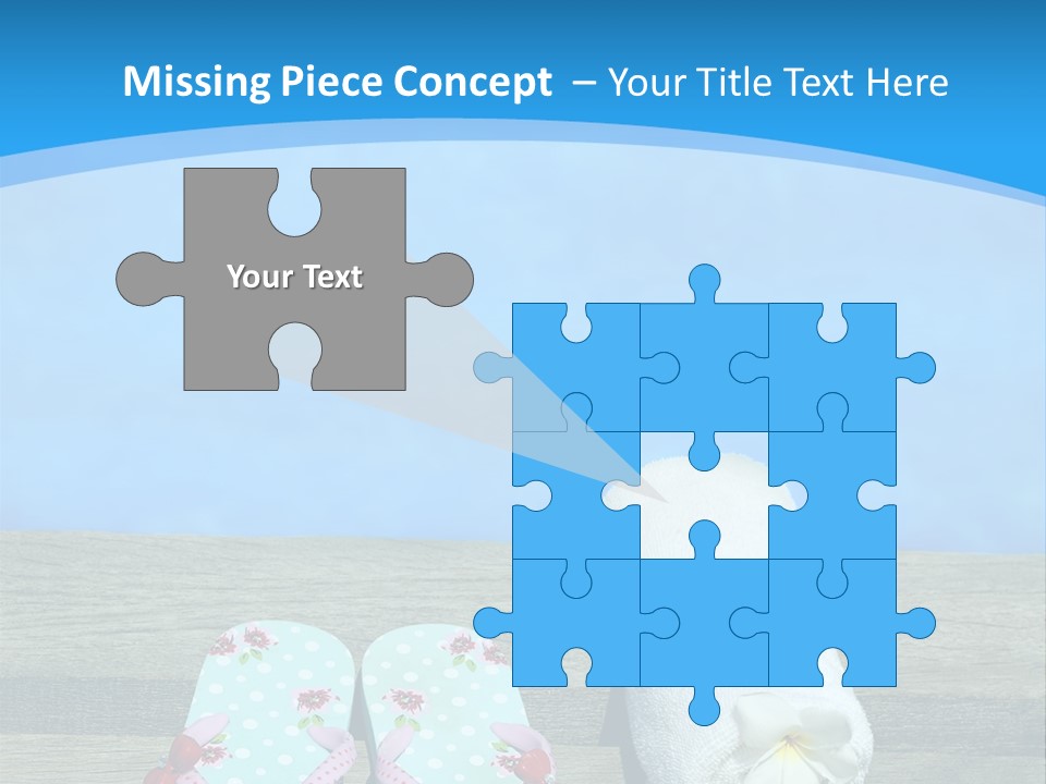 Colour Clothing Ocean PowerPoint Template