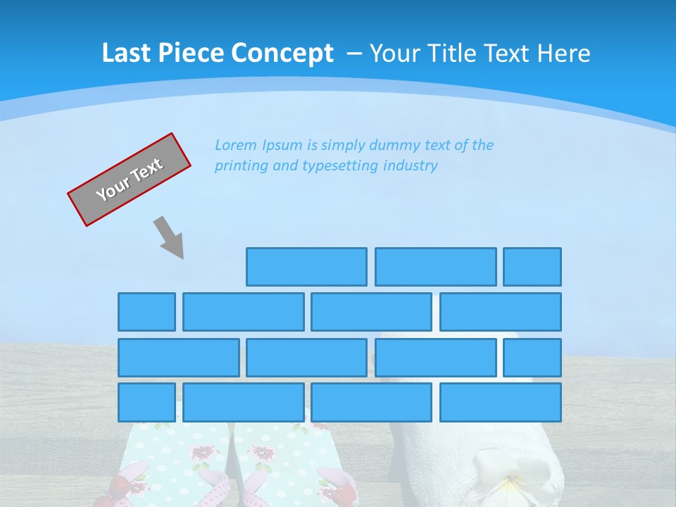 Colour Clothing Ocean PowerPoint Template