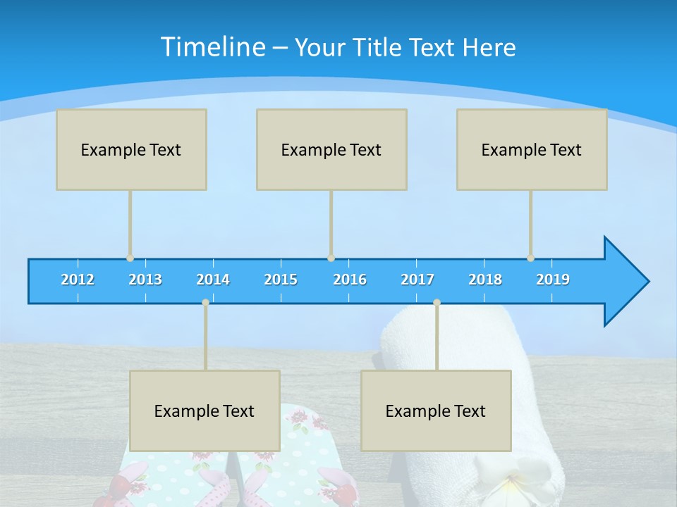 Colour Clothing Ocean PowerPoint Template