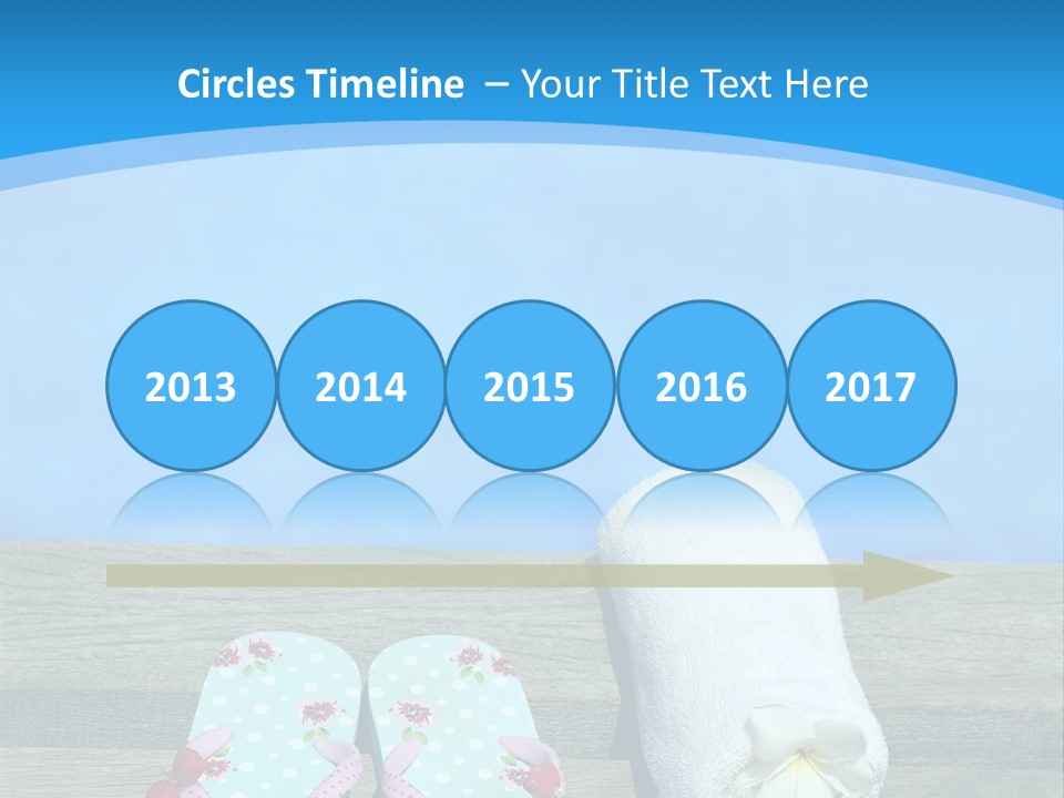 Colour Clothing Ocean PowerPoint Template