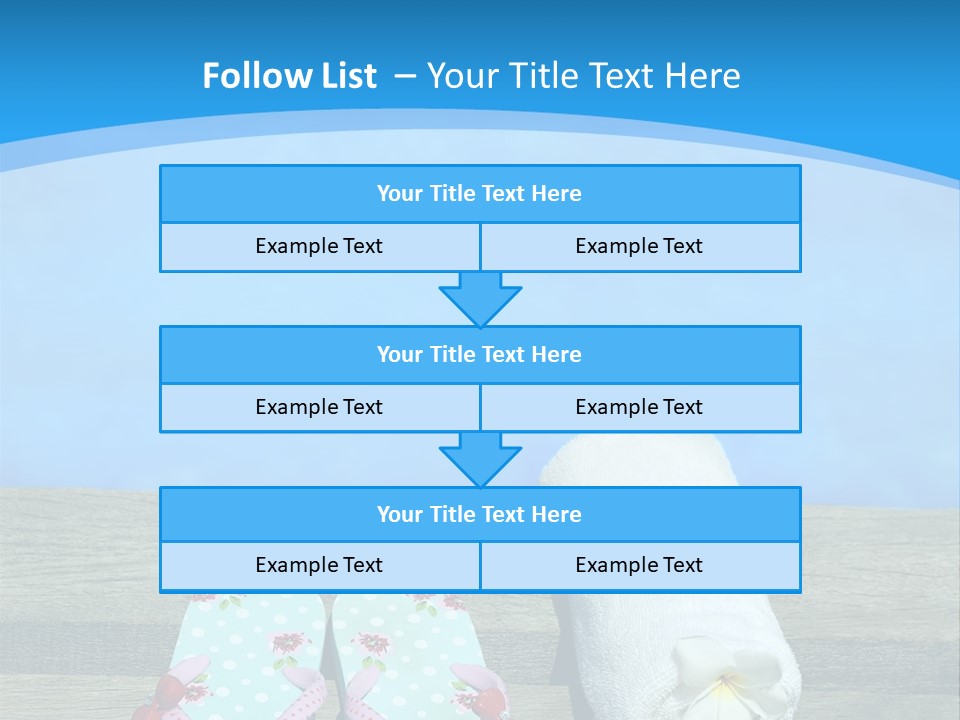 Colour Clothing Ocean PowerPoint Template