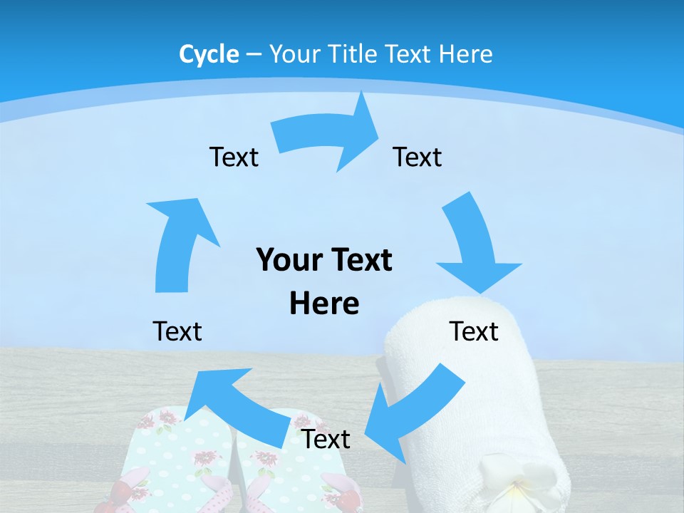 Colour Clothing Ocean PowerPoint Template